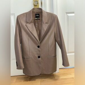 Tan Zara Blazer